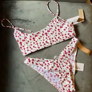 reformation swimsuit bottom & top